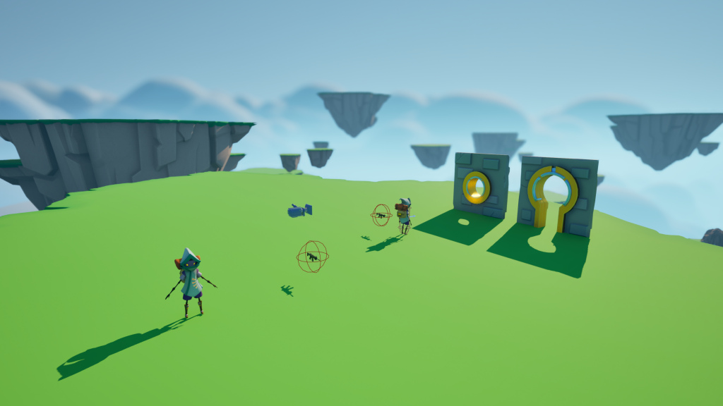 This third person game is developed in unreal engine with C++. So far it has helped me to learn to how to setup animations for a third person shooter game as well as how weapon mechanic's work.